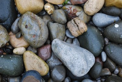 beach pebbles, Kinghorn, Fife, Scotland. 2009.8.23